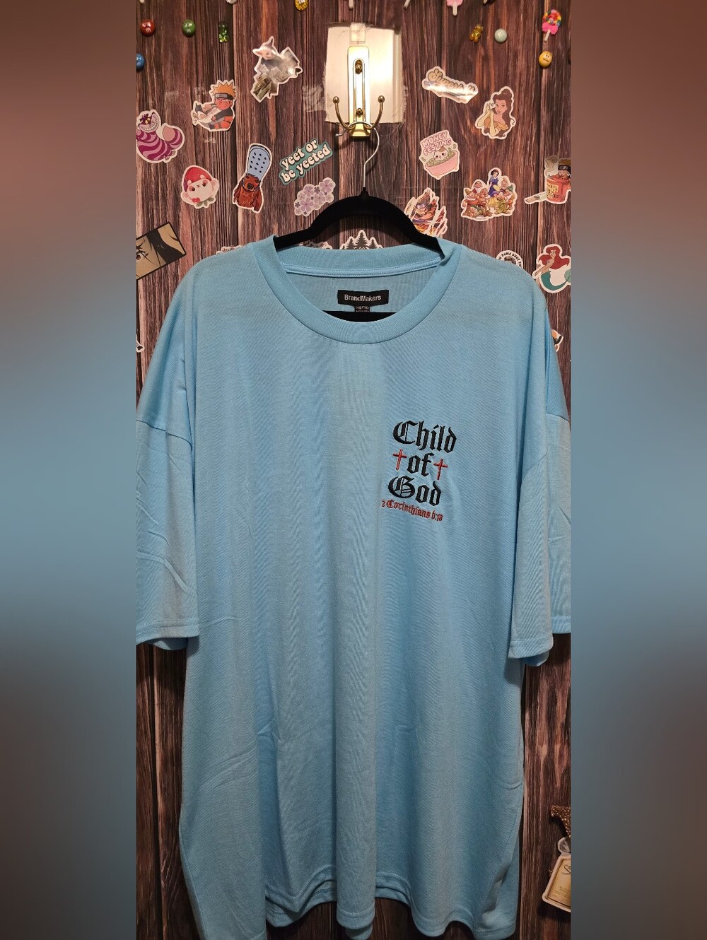 Brandmakers Light Blue 'Child of God' Graphic T-Shirt